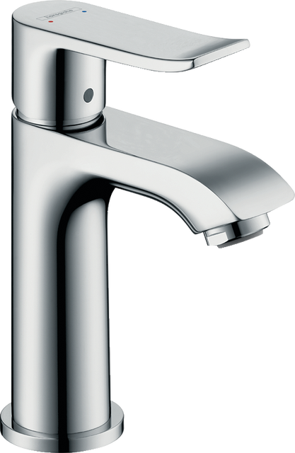 Змішувач для маленької умивальника зі зливним гарнітуром Hansgrohe Metris 31088000 25252 фото | La Dushe | Салон меблів і сантехнікаи Ля Душе | Портал для професіоналів | Дизайн інтер'єрів | Персональний сервіс| Професійна консульація | Дизайн проект | Імпорт з Єверопи