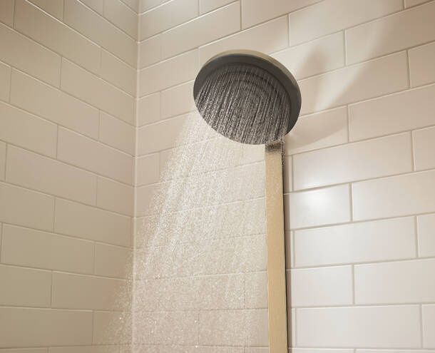 Душова система з термостатом Hansgrohe Pulsify 24240140, бронза сатин 96424 фото | La Dushe | Салон меблів і сантехнікаи Ля Душе | Портал для професіоналів | Дизайн інтер'єрів | Персональний сервіс| Професійна консульація | Дизайн проект | Імпорт з Єверопи