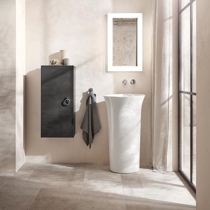 Умывальник отдельностоящий Duravit White Tulip 2702500070, 500 мм 800006161 фото | La Dushe | Салон мебели и сантехники Ля Душе | Портал для профессионалов | Дизайн интерьеров | Персональный сервис | Профессиональная консульция |  Дизайн проект | Импорт из Еверопы