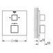 Смеситель для душа Grohe Grohtherm Cube 24154000 69720 фото 2 | La Dushe | Салон мебели и сантехники Ля Душе | Портал для профессионалов | Дизайн интерьеров | Персональный сервис | Профессиональная консульция |  Дизайн проект | Импорт из Еверопы