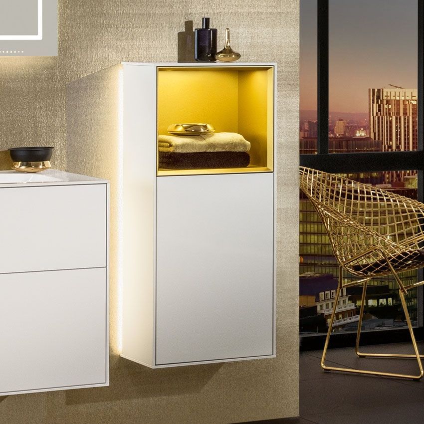 Шафа бокова Villeroy & Boch Finion G510HFPD, чорний 800005659 фото | La Dushe | Салон меблів і сантехнікаи Ля Душе | Портал для професіоналів | Дизайн інтер'єрів | Персональний сервіс| Професійна консульація | Дизайн проект | Імпорт з Єверопи
