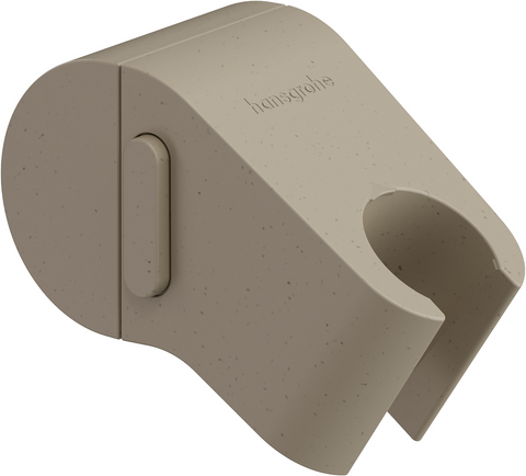 Тримач душа слайдер із кнопкою Hansgrohe Wallstoris 28918210, бежевий 800004552 фото | La Dushe | Салон меблів і сантехнікаи Ля Душе | Портал для професіоналів | Дизайн інтер'єрів | Персональний сервіс| Професійна консульація | Дизайн проект | Імпорт з Єверопи