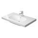 Умивальник накладний Duravit D-Code 03428500002, 85 см 800005970 фото 1 | La Dushe | Салон меблів і сантехнікаи Ля Душе | Портал для професіоналів | Дизайн інтер'єрів | Персональний сервіс| Професійна консульація | Дизайн проект | Імпорт з Єверопи
