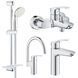 Набор смесителей Grohe Eurosmart UA123248МK 88533 фото 1 | La Dushe | Салон мебели и сантехники Ля Душе | Портал для профессионалов | Дизайн интерьеров | Персональный сервис | Профессиональная консульция |  Дизайн проект | Импорт из Еверопы