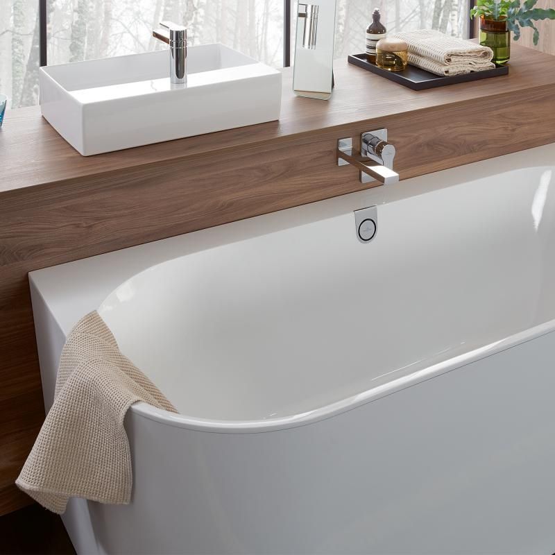 Ванна кварилова Villeroy & Boch Oberon 2.0 UBQ180OBR9CD00V-01, 180x80, білий 71298 фото | La Dushe | Салон меблів і сантехнікаи Ля Душе | Портал для професіоналів | Дизайн інтер'єрів | Персональний сервіс| Професійна консульація | Дизайн проект | Імпорт з Єверопи