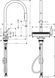Змішувач для кухонної мийки з висувним душем Hansgrohe Aquno Select M81 73837800, нержавіюча сталь 800003963 фото 3 | La Dushe | Салон меблів і сантехнікаи Ля Душе | Портал для професіоналів | Дизайн інтер'єрів | Персональний сервіс| Професійна консульація | Дизайн проект | Імпорт з Єверопи