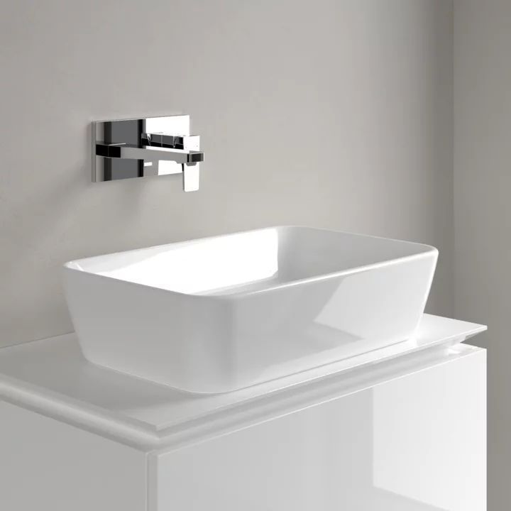 Умывальник на столешницу Villeroy & Boch Architectura 5A276001, 60x40 см, белый глянцевый 97299 фото | La Dushe | Салон мебели и сантехники Ля Душе | Портал для профессионалов | Дизайн интерьеров | Персональный сервис | Профессиональная консульция |  Дизайн проект | Импорт из Еверопы