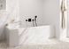 Вилив настінний 210 мм Hansgrohe Tecturis E 73410670, чорний матовий 94166 фото 2 | La Dushe | Салон меблів і сантехнікаи Ля Душе | Портал для професіоналів | Дизайн інтер'єрів | Персональний сервіс| Професійна консульація | Дизайн проект | Імпорт з Єверопи