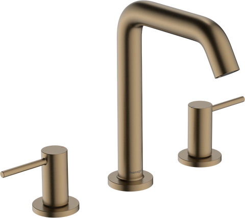 Змішувач для умивальника з донним клапаном Hansgrohe Tecturis S 73330140, бронза сатин 800004063 фото | La Dushe | Салон меблів і сантехнікаи Ля Душе | Портал для професіоналів | Дизайн інтер'єрів | Персональний сервіс| Професійна консульація | Дизайн проект | Імпорт з Єверопи