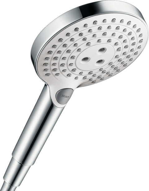 Ручной душ Hansgrohe Raindance Select 26530400, хром с белым 39137 фото | La Dushe | Салон мебели и сантехники Ля Душе | Портал для профессионалов | Дизайн интерьеров | Персональный сервис | Профессиональная консульция |  Дизайн проект | Импорт из Еверопы