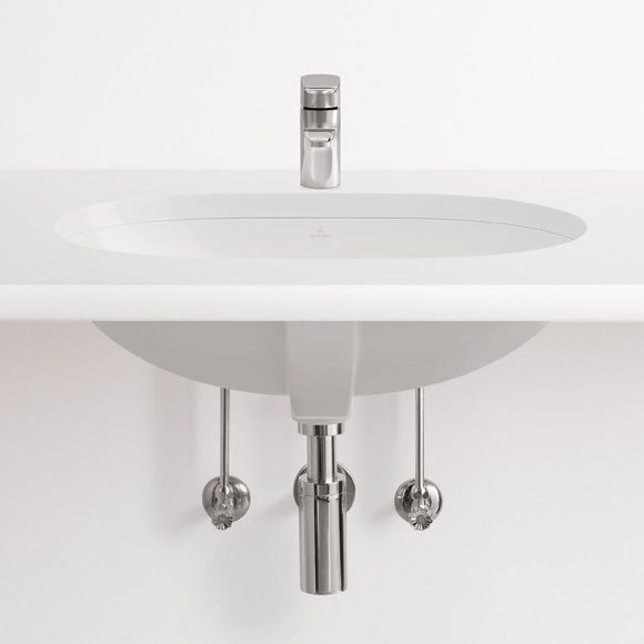 Умивальник вбудований Villeroy & Boch O.Novo 416250R1, 53x32, білий 42384 фото | La Dushe | Салон меблів і сантехнікаи Ля Душе | Портал для професіоналів | Дизайн інтер'єрів | Персональний сервіс| Професійна консульація | Дизайн проект | Імпорт з Єверопи