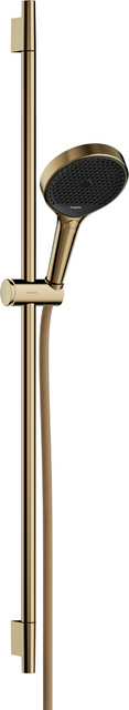 Душевой набор со штангой Hansgrohe Rainfinity 28743990, золото глянец 800003764 фото | La Dushe | Салон мебели и сантехники Ля Душе | Портал для профессионалов | Дизайн интерьеров | Персональный сервис | Профессиональная консульция |  Дизайн проект | Импорт из Еверопы