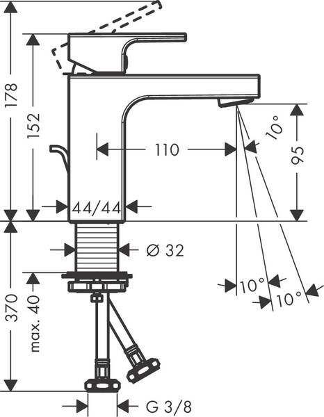 Змішувач для умивальника Hansgrohe Vernis Shape 71561000 81642 фото | La Dushe | Салон меблів і сантехнікаи Ля Душе | Портал для професіоналів | Дизайн інтер'єрів | Персональний сервіс| Професійна консульація | Дизайн проект | Імпорт з Єверопи