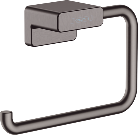 Тримач туалетного паперу Hansgrohe Addstoris 41771340, чорний матовий хром 800004556 фото | La Dushe | Салон меблів і сантехнікаи Ля Душе | Портал для професіоналів | Дизайн інтер'єрів | Персональний сервіс| Професійна консульація | Дизайн проект | Імпорт з Єверопи