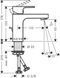 Змішувач для умивальника Hansgrohe Vernis Shape 71561000 81642 фото 4 | La Dushe | Салон меблів і сантехнікаи Ля Душе | Портал для професіоналів | Дизайн інтер'єрів | Персональний сервіс| Професійна консульація | Дизайн проект | Імпорт з Єверопи