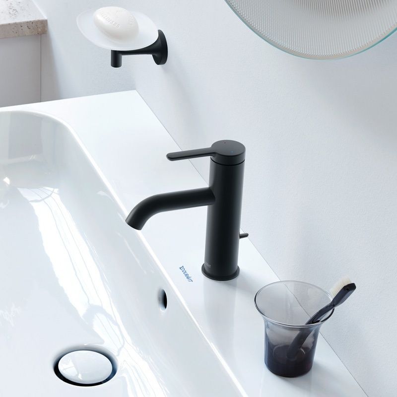 Змішувач для умивальника Duravit C.1 C11020001046, чорний матовий 800006124 фото | La Dushe | Салон меблів і сантехнікаи Ля Душе | Портал для професіоналів | Дизайн інтер'єрів | Персональний сервіс| Професійна консульація | Дизайн проект | Імпорт з Єверопи