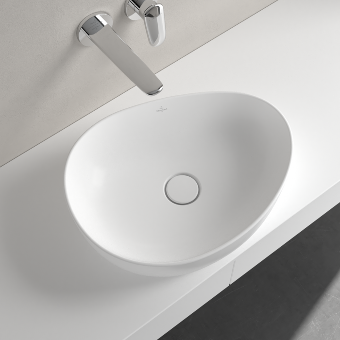 Умивальник на стільницю Villeroy & Boch Antao 4A7351RW, 51x40см, Ceramic Plus, білий матовий 800005723 фото | La Dushe | Салон меблів і сантехнікаи Ля Душе | Портал для професіоналів | Дизайн інтер'єрів | Персональний сервіс| Професійна консульація | Дизайн проект | Імпорт з Єверопи