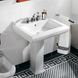 Умивальник підвісний Villeroy & Boch Hommage 710175R1, 75x58, білий 7189 фото 3 | La Dushe | Салон меблів і сантехнікаи Ля Душе | Портал для професіоналів | Дизайн інтер'єрів | Персональний сервіс| Професійна консульація | Дизайн проект | Імпорт з Єверопи