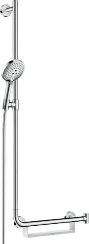 Душевой набор с душевой штангой слева Hansgrohe Raindance Select 26325000 800003816 фото | La Dushe | Салон мебели и сантехники Ля Душе | Портал для профессионалов | Дизайн интерьеров | Персональный сервис | Профессиональная консульция |  Дизайн проект | Импорт из Еверопы