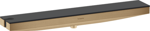 Шланговое подсоединение с держателем для душа и полкой для душа Hansgrohe Rainfinity 26843140, бронза сатин 800004558 фото | La Dushe | Салон мебели и сантехники Ля Душе | Портал для профессионалов | Дизайн интерьеров | Персональный сервис | Профессиональная консульция |  Дизайн проект | Импорт из Еверопы