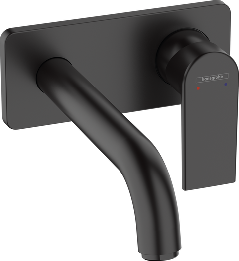 Змішувач для умивальника настінний Hansgrohe Vernis Shape 71578670, чорний матовий 82903 фото | La Dushe | Салон меблів і сантехнікаи Ля Душе | Портал для професіоналів | Дизайн інтер'єрів | Персональний сервіс| Професійна консульація | Дизайн проект | Імпорт з Єверопи