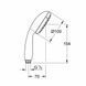 Лійка ручного душа Grohe Tempesta New 27852001 69681 фото 2 | La Dushe | Салон меблів і сантехнікаи Ля Душе | Портал для професіоналів | Дизайн інтер'єрів | Персональний сервіс| Професійна консульація | Дизайн проект | Імпорт з Єверопи