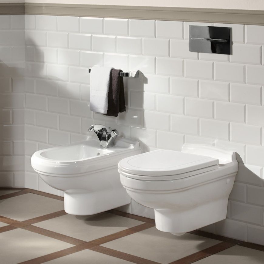 Унітаз підвісний Villeroy & Boch Hommage 6661B0R1, білий 7195 фото | La Dushe | Салон меблів і сантехнікаи Ля Душе | Портал для професіоналів | Дизайн інтер'єрів | Персональний сервіс| Професійна консульація | Дизайн проект | Імпорт з Єверопи