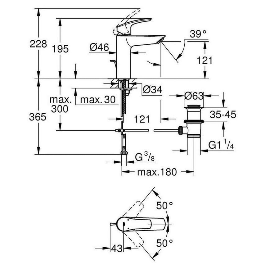 Смеситель для умывальника Grohe Eurosmart New 23322003, хром 86131 фото | La Dushe | Салон мебели и сантехники Ля Душе | Портал для профессионалов | Дизайн интерьеров | Персональный сервис | Профессиональная консульция |  Дизайн проект | Импорт из Еверопы