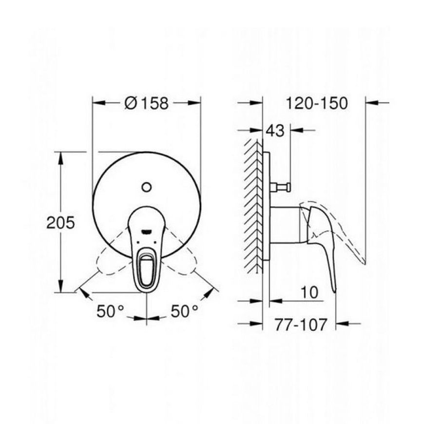 Змішувач для ванни Grohe Eurostyle 24049003, хром 69648 фото | La Dushe | Салон меблів і сантехнікаи Ля Душе | Портал для професіоналів | Дизайн інтер'єрів | Персональний сервіс| Професійна консульація | Дизайн проект | Імпорт з Єверопи
