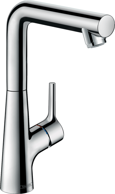 Змішувач для умивальника з поворотним виливом і зливним гарнітуром Hansgrohe Talis S 72105000 52614 фото | La Dushe | Салон меблів і сантехнікаи Ля Душе | Портал для професіоналів | Дизайн інтер'єрів | Персональний сервіс| Професійна консульація | Дизайн проект | Імпорт з Єверопи