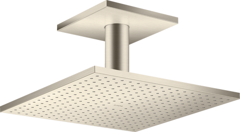 Верхній душ 300/300 2jet Axor Shower Solutions 35320820, зі стельовим під'єднанням, нікель 800005213 фото | La Dushe | Салон меблів і сантехнікаи Ля Душе | Портал для професіоналів | Дизайн інтер'єрів | Персональний сервіс| Професійна консульація | Дизайн проект | Імпорт з Єверопи