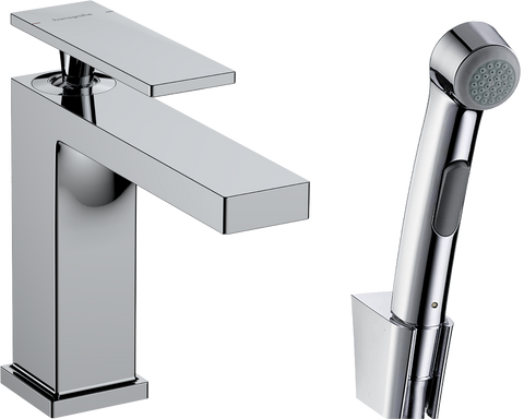 Смеситель для умывальника с гигиеническим душем Hansgrohe Tecturis E 73210000 96954 фото | La Dushe | Салон мебели и сантехники Ля Душе | Портал для профессионалов | Дизайн интерьеров | Персональный сервис | Профессиональная консульция |  Дизайн проект | Импорт из Еверопы