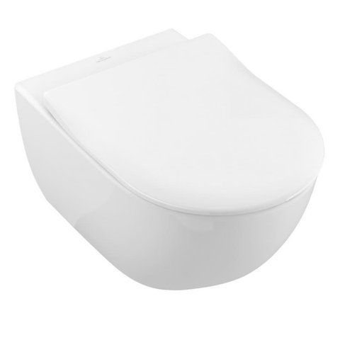 Унітаз підвісний Villeroy & Boch Subway 2.0 5614R201, Rimless с крышкой SoftClose, білий 50372 фото | La Dushe | Салон меблів і сантехнікаи Ля Душе | Портал для професіоналів | Дизайн інтер'єрів | Персональний сервіс| Професійна консульація | Дизайн проект | Імпорт з Єверопи