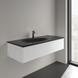 Умывальник накладной Villeroy & Boch Antao 4A77LBR7, 120x50см, со скрытым переливом, с отверстием под смеситель, Ceramic Plus, черный матовый 800005575 фото 2 | La Dushe | Салон мебели и сантехники Ля Душе | Портал для профессионалов | Дизайн интерьеров | Персональный сервис | Профессиональная консульция |  Дизайн проект | Импорт из Еверопы