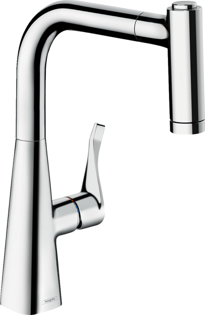 Змішувач для кухонної мийки Hansgrohe Metris M71 73800000 73169 фото | La Dushe | Салон меблів і сантехнікаи Ля Душе | Портал для професіоналів | Дизайн інтер'єрів | Персональний сервіс| Професійна консульація | Дизайн проект | Імпорт з Єверопи
