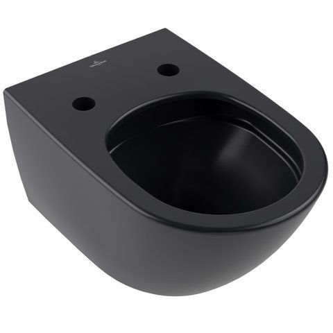 Унитаз подвесной Villeroy & Boch Antao 4674T0R7, 37x56 см, Ceramic Plus, черный матовый 800005576 фото | La Dushe | Салон мебели и сантехники Ля Душе | Портал для профессионалов | Дизайн интерьеров | Персональный сервис | Профессиональная консульция |  Дизайн проект | Импорт из Еверопы