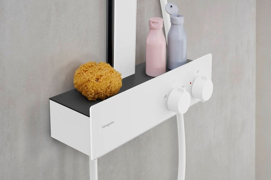 Душевая система с термостатом Hansgrohe Rainfinity 26853700, белый матовый 800003718 фото | La Dushe | Салон мебели и сантехники Ля Душе | Портал для профессионалов | Дизайн интерьеров | Персональный сервис | Профессиональная консульция |  Дизайн проект | Импорт из Еверопы