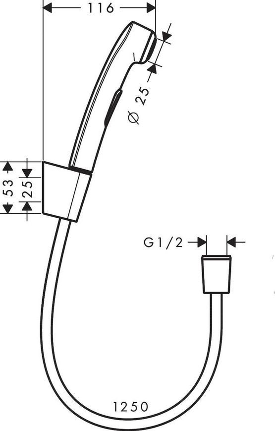 Гігієнічний душ 32129340, чорный Hansgrohe Hansgrohe Гігієнічний душ 32129340, чорный 72432 фото | La Dushe | Салон меблів і сантехнікаи Ля Душе | Портал для професіоналів | Дизайн інтер'єрів | Персональний сервіс| Професійна консульація | Дизайн проект | Імпорт з Єверопи