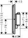 Термостат для душу Hansgrohe Showerselect Comfort Q 15588000 800004511 фото 2 | La Dushe | Салон меблів і сантехнікаи Ля Душе | Портал для професіоналів | Дизайн інтер'єрів | Персональний сервіс| Професійна консульація | Дизайн проект | Імпорт з Єверопи