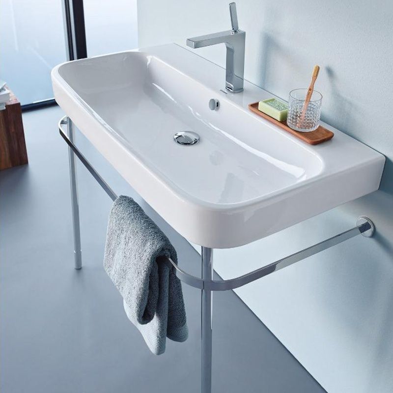 Умывальник подвесной Duravit Happy D.2 2318100000, 100x50 800005979 фото | La Dushe | Салон мебели и сантехники Ля Душе | Портал для профессионалов | Дизайн интерьеров | Персональный сервис | Профессиональная консульция |  Дизайн проект | Импорт из Еверопы