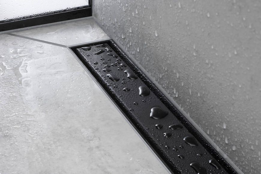 Решетка душевого трапа Hansgrohe Raindrain Match 56036610, черный 800004359 фото | La Dushe | Салон мебели и сантехники Ля Душе | Портал для профессионалов | Дизайн интерьеров | Персональный сервис | Профессиональная консульция |  Дизайн проект | Импорт из Еверопы