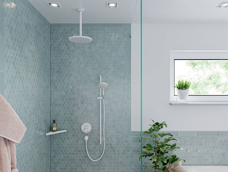 Кутовий кошик Hansgrohe Addstoris 41741700, білий матовий 85415 фото | La Dushe | Салон меблів і сантехнікаи Ля Душе | Портал для професіоналів | Дизайн інтер'єрів | Персональний сервіс| Професійна консульація | Дизайн проект | Імпорт з Єверопи