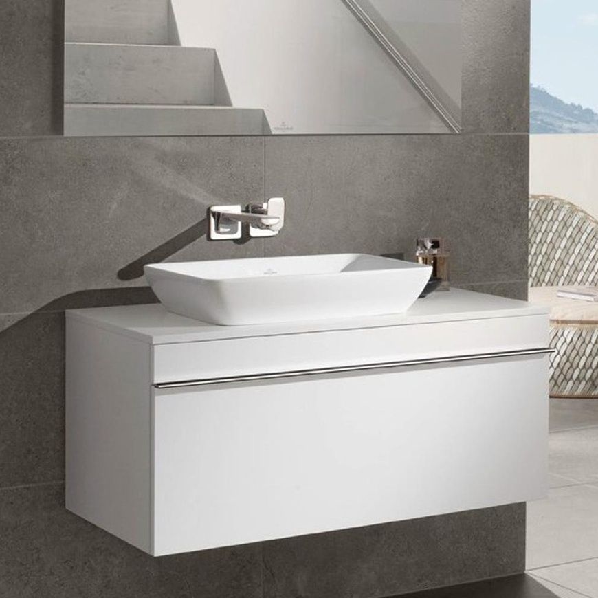 Умивальник на стільницю Villeroy & Boch Venticello 41135501, 55x36, білий 46916 фото | La Dushe | Салон меблів і сантехнікаи Ля Душе | Портал для професіоналів | Дизайн інтер'єрів | Персональний сервіс| Професійна консульація | Дизайн проект | Імпорт з Єверопи