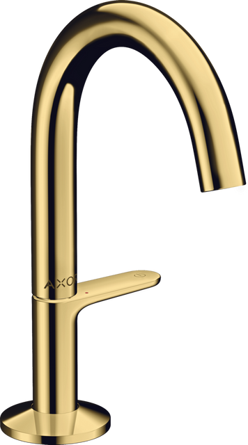 Смеситель для умывальника Select 140 Axor One 48010990, с донным клапаном Push-Open, золото 800005505 фото | La Dushe | Салон мебели и сантехники Ля Душе | Портал для профессионалов | Дизайн интерьеров | Персональный сервис | Профессиональная консульция |  Дизайн проект | Импорт из Еверопы
