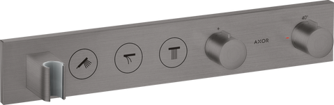 Модуль термостата Axor Shower Solutions 18356340, Select 530/90, для 3 потребителей, скрытого монтажа, черный 74647 фото | La Dushe | Салон мебели и сантехники Ля Душе | Портал для профессионалов | Дизайн интерьеров | Персональный сервис | Профессиональная консульция |  Дизайн проект | Импорт из Еверопы