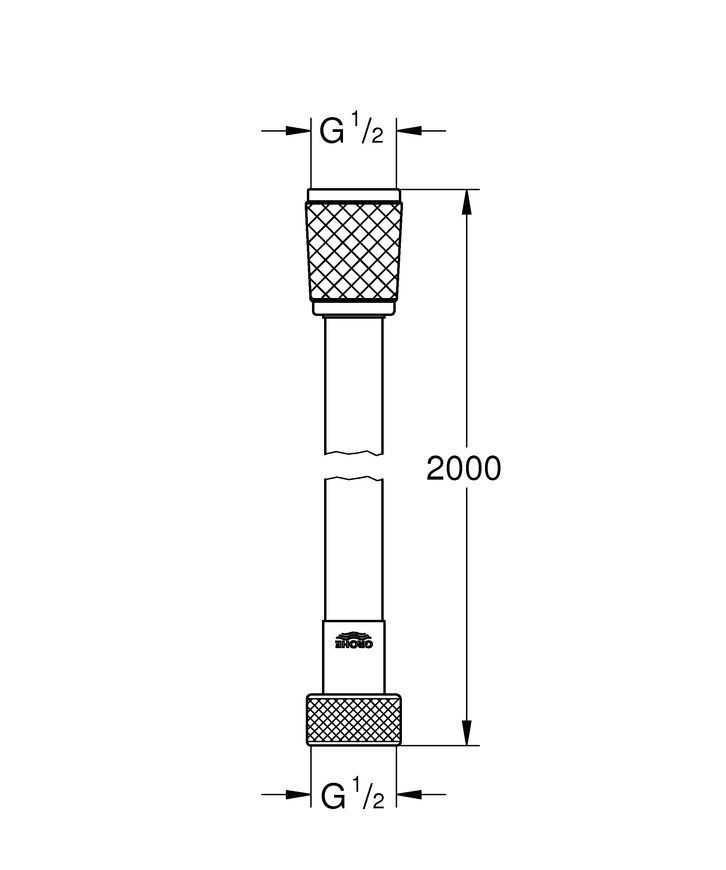 Шланг для душа Grohe Relexa Flex 28155002, 2000 мм 93511 фото | La Dushe | Салон меблів і сантехнікаи Ля Душе | Портал для професіоналів | Дизайн інтер'єрів | Персональний сервіс| Професійна консульація | Дизайн проект | Імпорт з Єверопи