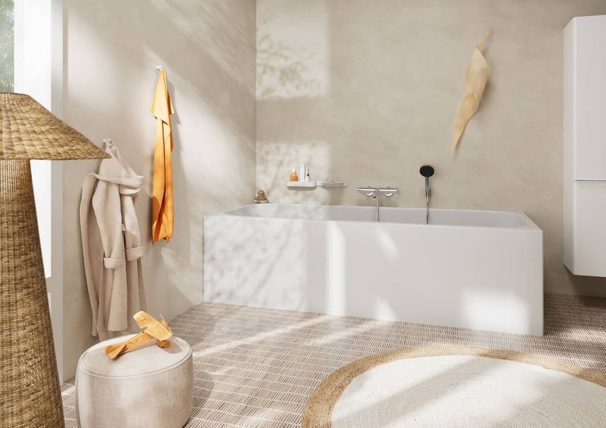 Смеситель для ванны Hansgrohe Tecturis 73422000 93159 фото | La Dushe | Салон мебели и сантехники Ля Душе | Портал для профессионалов | Дизайн интерьеров | Персональный сервис | Профессиональная консульция |  Дизайн проект | Импорт из Еверопы