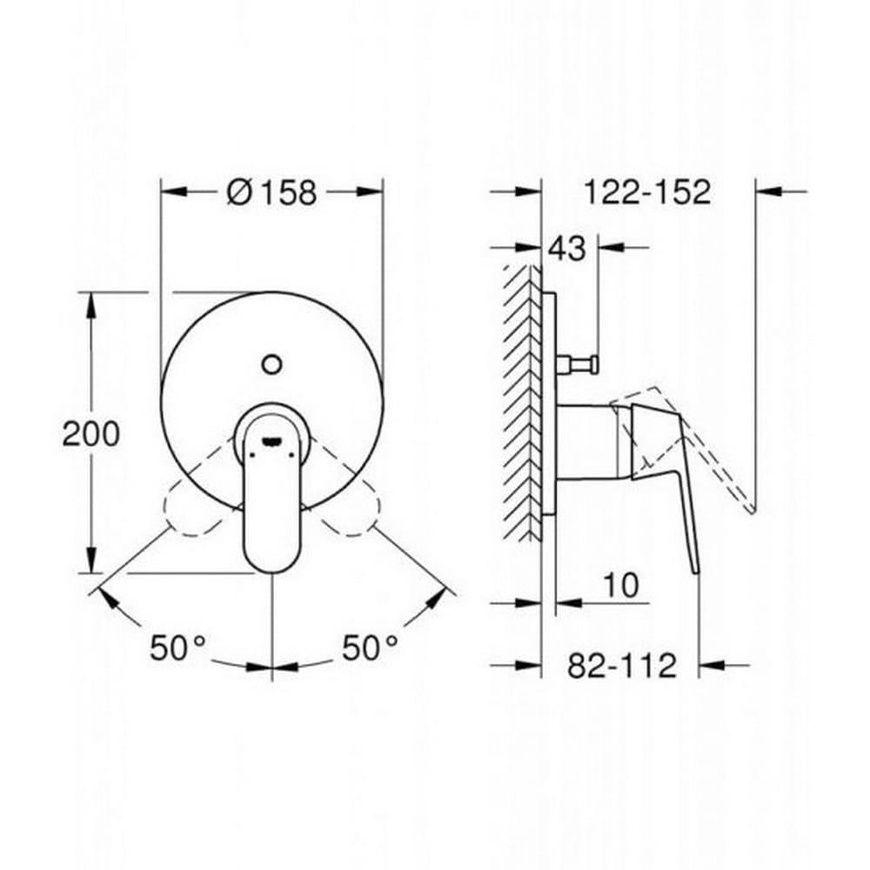 Смеситель для ванны Grohe Eurosmart Cosmopolitan 24045000 69645 фото | La Dushe | Салон мебели и сантехники Ля Душе | Портал для профессионалов | Дизайн интерьеров | Персональный сервис | Профессиональная консульция |  Дизайн проект | Импорт из Еверопы