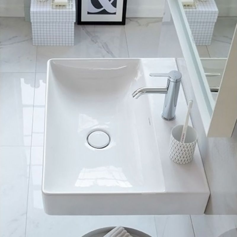Умывальник подвесной Duravit Durasquare 2353100041, 100х47 800005980 фото | La Dushe | Салон мебели и сантехники Ля Душе | Портал для профессионалов | Дизайн интерьеров | Персональный сервис | Профессиональная консульция |  Дизайн проект | Импорт из Еверопы
