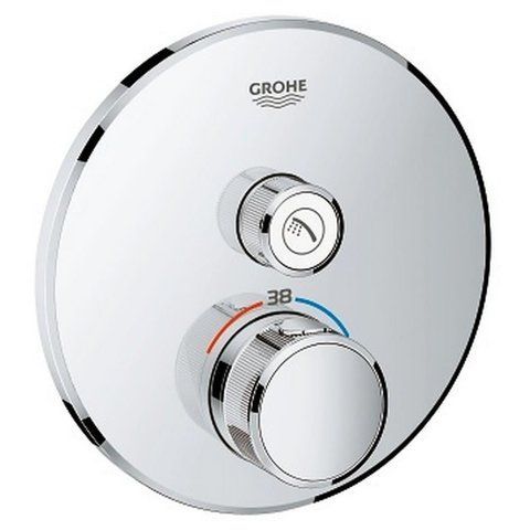 Внешняя часть смесителя скрытого монтажа Grohe Smartcontrol 29118000, хром 58970 фото | La Dushe | Салон мебели и сантехники Ля Душе | Портал для профессионалов | Дизайн интерьеров | Персональный сервис | Профессиональная консульция |  Дизайн проект | Импорт из Еверопы